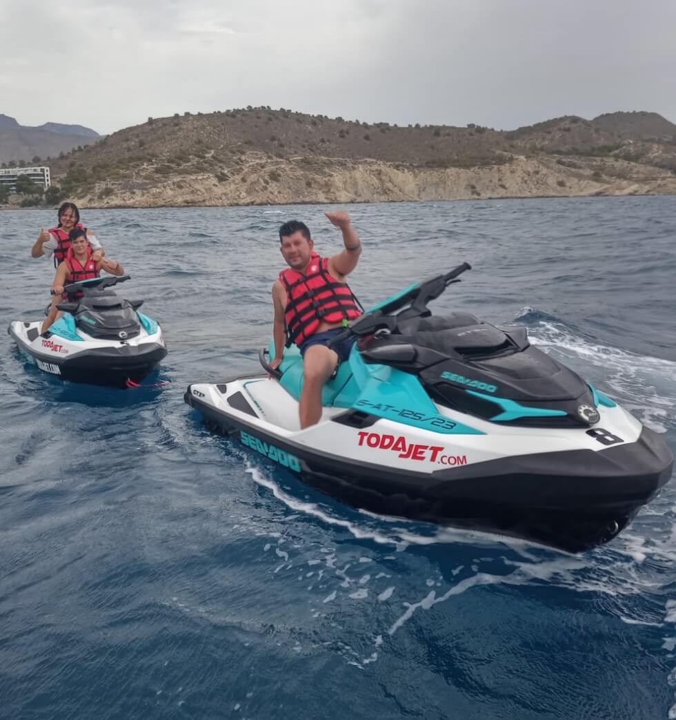 motos de agua benidorm familia